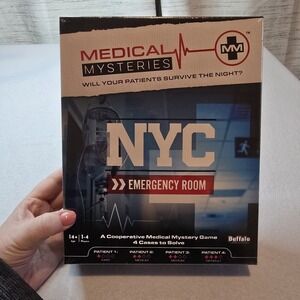 Medical Mysteries: NYC Emergency Room Board Game | New Sealed Buffalo Co-op